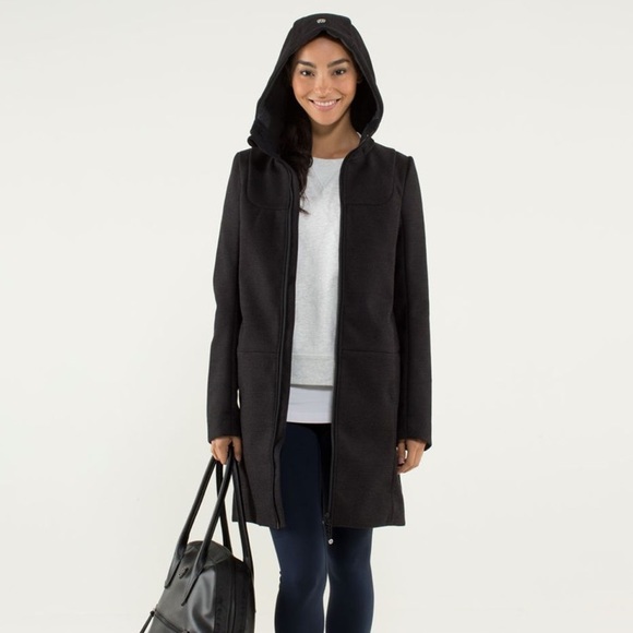 Lululemon city softshell tweed black 6 - Picture 2 of 16